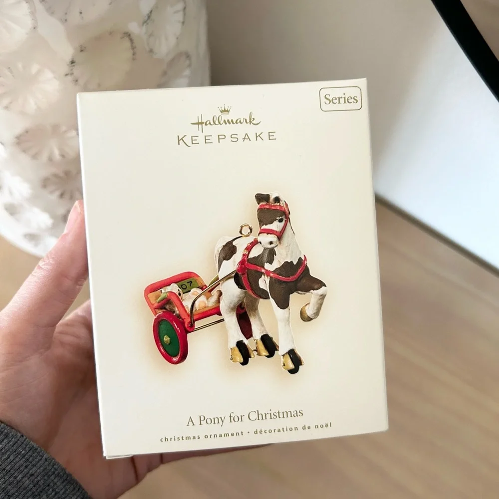 2007 Hallmark Keepsake A Pony for Christmas Ornament